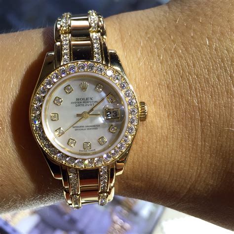 ladies diamond Rolex watch sale